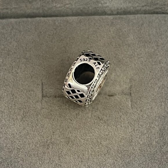 Disney Parks Pandora Mickey Pumpkin Ghost Button Charm Halloween Exclusive - Picture 4 of 4